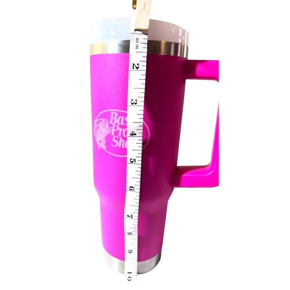 Bass Pro Shops Hot Pink 30 Ounce Insulated Tumbler - Picture 4 of 9